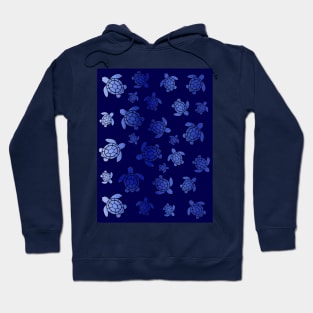 BLUE Sea Turtle Love Hoodie